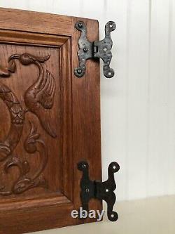 Stunning Neo Renaissance Door panel Carved all over with faces 2s