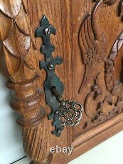 Stunning Neo Renaissance Door panel Carved all over with faces 2s