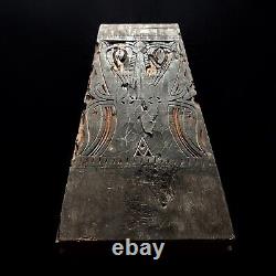 Tribal Torajan Carved Wood Panel Buffalo Vintage Primitive Tanah Toraja Carving