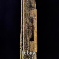 Tribal Torajan Carved Wood Panel Buffalo Vintage Primitive Tanah Toraja Carving