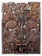 Twin Fish In Lotus New Wood Carving Home Wall Panel Mural Decor Art Statue Gtahy