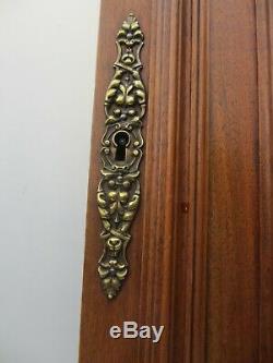 Victorian Carved Wooden Panel Plaque Door Antique French Old Wood Rococo Baroque