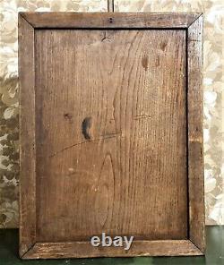 Victorian britany scene carving panel Antique french architectural salvage 23