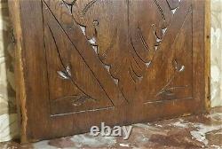 Victorian rosette carved wood panel antique french architectural salvage 23