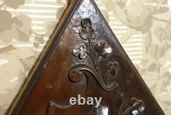 Victorian scroll leaf carving panel antique french architectural salvage 15