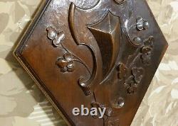 Victorian scroll leaf carving panel antique french architectural salvage 15