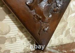 Victorian scroll leaf carving panel antique french architectural salvage 15