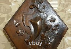 Victorian scroll leaf carving panel antique french architectural salvage 15