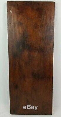 Vintage Dayak Tribe Relief Panel Carved Wooden Borneo Tribal Nude Wall Art 24