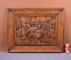 Vintage Deep Carved Oak Wood Panel After The Night Watch By Rembrandt