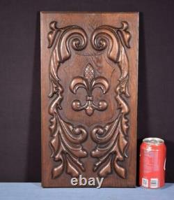 Vintage French Carved Architectural Panels/Trim in Solid Oak Wood