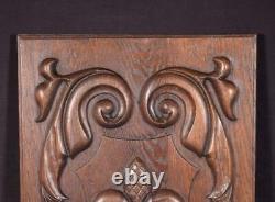 Vintage French Carved Architectural Panels/Trim in Solid Oak Wood