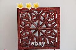 Vintage Hand-Carved, Hand Made and Handpainted Wooden Panel