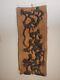 Vintage Hand Carved Wood African Panel Art Works