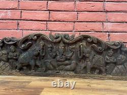 Vintage Wood Carving Religious Figures Rare Find Carving Sculpture Collectible