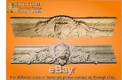 Wood Carved Wall Decoration panel with Lion Head