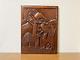 Wood Carving Art Panel / Wall-mounted Style / Strong Man / Good Atmosphere